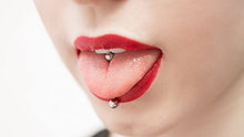 Load image into Gallery viewer, LAURITAMI 24 Pairs 14G Straight Tongue Bars Barbell Nipple Ring Shield Rings Retainer Glow in Dark Flexible Acrylic & Surgical Steel 14mm 16mm