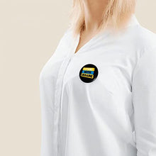 Load image into Gallery viewer, Support Ukraine I Stand With Ukraine Pins Round Chest Pins Badges Button Brooch