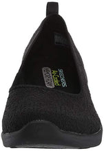 Load image into Gallery viewer, Skechers ARYA - AIRY DAYS, Women's Ballet Flats, Black (Black Crochet/Trim Bbk), 7 UK (40 EU)