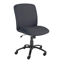 Load image into Gallery viewer, Safco Products Adjustable Height and Rolling Base, Rated for 24/7 Use, 500 lbs. Weight Capacity, Work or Home Office, Man-Made-Material, Black (Fabric)