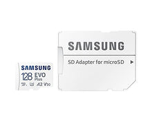 Load image into Gallery viewer, Samsung Evo plus 128GB microSD SDXC U3 class 10 A2 memory card 130MB/S Adapter 2021