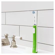 Load image into Gallery viewer, Oral-B Kids Electric Toothbrush, 1 Toothbrush Head, with Kid-Friendly Sensitive Mode, For Junior Kids Ages 6+, 2 Pin UK Plug, Green