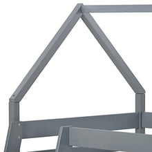 Load image into Gallery viewer, Treehouse Bed,Mid Sleeper Bed kids,Cabin Bunk Bed Loft Bed for Kids,Children Bed Frame with Ladder,90X190CM(3FT,Gray)