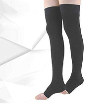 Load image into Gallery viewer, Dr Sock Soothers Socks, Casiz Doctor Developed Copper Infused Foot Compression Sleeves for Plantar Fasciitis Achilles Ankle Anti Fatigue Black XXL