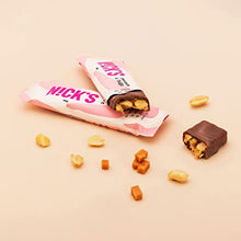 Load image into Gallery viewer, NICKS Peanuts n fudge Keto Chocolate Bars No Added Sugar 175 Calories, 3.9 Net carbs, Gluten Free Sweets Low carb Candy Snack Bar (Multipack 15x40g)