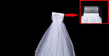 Load image into Gallery viewer, Single Layer Wedding Veil Lianshi Bridal Veil Lace Embroidery Bride Supplies 3m (Off White)