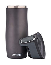 Load image into Gallery viewer, Contigo West Loop Autoseal Travel Mug, Stainless Steel Thermal Mug, Vacuum Flask, Leakproof Tumbler, Coffee Mug with BPA Easy-Clean Lid, 470 ml, Gunmetal