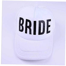 Load image into Gallery viewer, Ruluti 1pcs Bride Cap Baseball Net Cap Hen Bachelorette Party Wedding Bride Shower Mariage