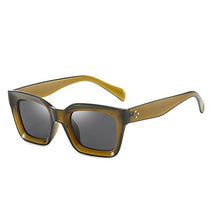 Load image into Gallery viewer, Dollger Sunglasses Women's Retro Square Sunglasses for Men Classic Sunglasses Thick Frame UV400 Protection, Green frame/black lens