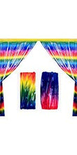 Load image into Gallery viewer, Pajaver Metallic Tinsel Curtains, Rainbow Foil Curtain, Backdrop Fringe Curtains, Door Window Backdrop Decorations for Birthday Wedding Party Favors Supplies (Multicolor B)