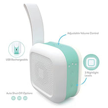 Load image into Gallery viewer, 2-in-1 Portable Sound Machine + Nightlight by Frida Baby White Noise Machine with Soothing Sounds for Stroller or Car Seat with Volume Control