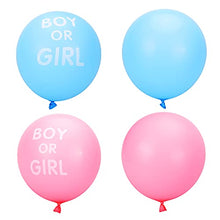 Load image into Gallery viewer, Jomnvo 24 PCS Boy or Girl Latex Balloons 12 Inch Pink Blue Balloons Gender Reveal Balloons for Baby Shower Gender Reveal Decoration (24)