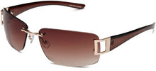 Load image into Gallery viewer, Eyelevel Lydia 2 Rimless Women's Sunglasses Brown One Size