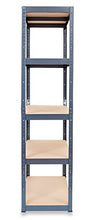 Load image into Gallery viewer, Pack of 3 STORALEX® 45cm Deep Garage Shelving Racking Units – UK’s Bestselling Garage Storage Shelves - 280kg Per Shelf (Evenly Distributed) - 5 Tier Shelf Unit - Metal & MDF Boltless Assembly System