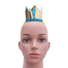 Load image into Gallery viewer, STOBOK Birthday Crown Hat Baby Birthday 1 Year Old Crown Glitter Party Hats Boy Girl Birthday Party Decoration Headdress (Sky Blue)