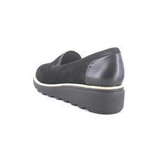 Load image into Gallery viewer, Clarks Women's Sharon Dolly Loafers, Black Black Suede, 6 UK
