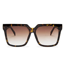 Load image into Gallery viewer, FEISEDY Oversized Sunglasses for Women Flat Top Square trendy Thick Rim Frame Shades UV400 B2585