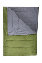 Load image into Gallery viewer, Mountain Warehouse Basecamp 200 Double Sleeping Bag - 2/3 Season Camping Bag, Insulated Mattress Lime