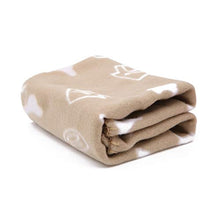 Load image into Gallery viewer, 6 Pieces Pet Blanket Cushion Dog Cat Soft Warm Blankets Puppy Washable Sleep Mat Pad Bed Cover With Paw Print(60 x 70cm/23.6 x 27.6 inch, Multicolor)