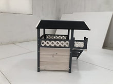 Load image into Gallery viewer, Luxurious Portable Wooden Outdoor/Indoor Pet Dog Puppy Cat Play House Kennel Shelter Den Floors Stairs