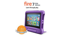 Load image into Gallery viewer, Fire 7 Kids Tablet | 7" Display, 16 GB, Purple Kid-Proof Case (2019 Release)