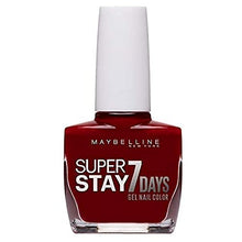 Load image into Gallery viewer, Maybelline Forever Strong Superstay Nail Polish, 06 Deep Red