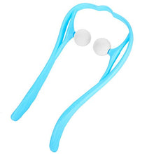 Load image into Gallery viewer, 3 Colors Neck Massager Manual-Neck and Shoulder Shiatsu Roller Ball Auto Massage Tool for Pain Relief of Neck and Muscles, Ergonomic, Lightweight and Portable Design(#2)