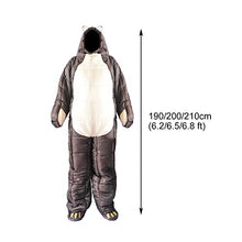 Load image into Gallery viewer, YLWJ Sleeping Bag for Camping Adult with Arm Legs, Ultralight Sleeping Bag All Season Wearable Sleeping Bag Adult for Backpacking Outdoor Indoor Hiking Traveling Use