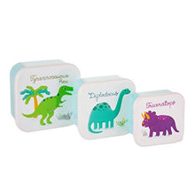 Load image into Gallery viewer, Sass & Belle Set of 3 Roarsome Dinosaurs Lunch Boxes