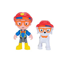 Load image into Gallery viewer, Blippi BLP0159 Truck-Fun Freewheeling Features Including 3 Firefighter and Fire Dog, Sounds and Phrases-Educational Vehicles for Toddlers and Young Kids, Red