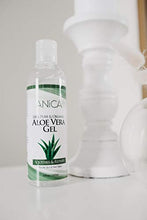 Load image into Gallery viewer, Aloe Vera Gel by Anica | Natural & Pure Skin & Hair Moisturiser | Great For Sun Burns, Dandruff, Eczema, Razor Bumps, Cuts, Rashes, Wrinkles, Scars, Acne, Nails | Organic, Cold Pressed & Cruelty Free