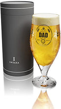 Load image into Gallery viewer, Dad Gifts - World's Finest Dad Beer Glass (1 Pint / 580ml) Dad Birthday Gifts for Dad Christmas Gifts for Dad Presents for Dad Fathers Day