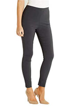 Load image into Gallery viewer, Roman Originals Women Stretch Trousers Ladies High Waisted Pants Pull On Leggings Smart Slimming Elasticated Waist Work Office Fitted Tailored Tapered Regular & Plus Sizes - Dark Grey - Size 16