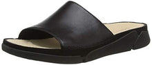 Load image into Gallery viewer, Clarks Women's Tri Slide_closed Closed Toe Sandals, Beige Black Leather Black Leather, 5 UK