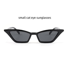 Load image into Gallery viewer, FEISEDY Small Cat Eye Sunglasses for round faces Vintage Square Shade Women Eyewear B2291