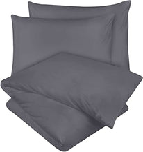 Load image into Gallery viewer, Utopia Bedding Double Duvet Set - Soft Microfibre Duvet Cover with Pillow cases - Bedding Quilt Cover Set (Grey)