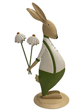 Load image into Gallery viewer, khevga decorative metal bunny easter bunny easter decoracion Set of 2 (Gruen)