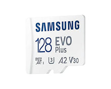 Load image into Gallery viewer, Samsung Evo plus 128GB microSD SDXC U3 class 10 A2 memory card 130MB/S Adapter 2021