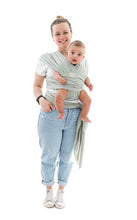 Load image into Gallery viewer, Baby Sling Wrap Premium Carrier Newborn to Toddler | Safety Tested | Nursing Cover | Soft Stretchy Carrier | One Size Fits All | Neutral Colours