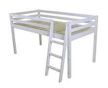Load image into Gallery viewer, ZLLY Mid Sleeper Cabin Bed loft Bunk White Frame Shorty Childrens Bed 2FT 6" For Bedroom Home Sleep