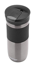 Load image into Gallery viewer, Contigo Byron Snapseal Travel Mug, Stainless Steel Thermal mug, vacuum flask, leakproof tumbler, coffee mug with BPA free Easy-Clean Lid, 470 ml, Gunmetal