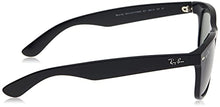 Load image into Gallery viewer, Ray-Ban Unisex New Wayfarer Classic Sunglasses, Black With Green Classic G-15 Lens, 55 mm UK