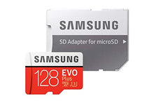 Load image into Gallery viewer, Samsung Plus 128GB micro SD SDXC Class 10 U3 memory card 100MB/S 4K Ultra HD MB-MC128HA/EU