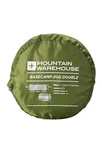 Load image into Gallery viewer, Mountain Warehouse Basecamp 200 Double Sleeping Bag - 2/3 Season Camping Bag, Insulated Mattress Lime