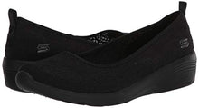 Load image into Gallery viewer, Skechers ARYA - AIRY DAYS, Women's Ballet Flats, Black (Black Crochet/Trim Bbk), 7 UK (40 EU)