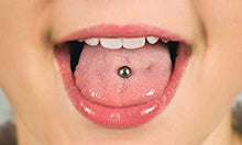 Load image into Gallery viewer, AceFun 8 Paar Chirurgenstahl Brustwarzenpiercing Zungenpiercing Set 1.6mm Barbell Silber und Rosegold 14mm