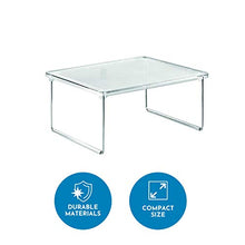 Load image into Gallery viewer, iDesign 70030EU Pantry Unit, Shelf Made of Durable Plastic and Metal, Practical Storage Organiser for Food, Kitchen Accessories and Utensils, Clear/Silver, 30.5cm x 25.4cm x 15.2cm