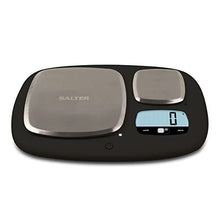 Load image into Gallery viewer, Salter Ultimate Accuracy Dual Platform Kitchen Scale 1084, Black, 31 x 21 x 5 cm