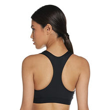Load image into Gallery viewer, NIKE Med Band Bra Non Pad Sports Bra - Black/(White), M