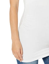 Load image into Gallery viewer, Amazon Essentials Maternity 2-pack Short-sleeve Rouched Scoopneck T-shirt, White/White, M